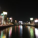 福岡観光!博多の中洲の夜景と博多ラーメン 「一幸舎」と「一双」をハシゴしちゃった。