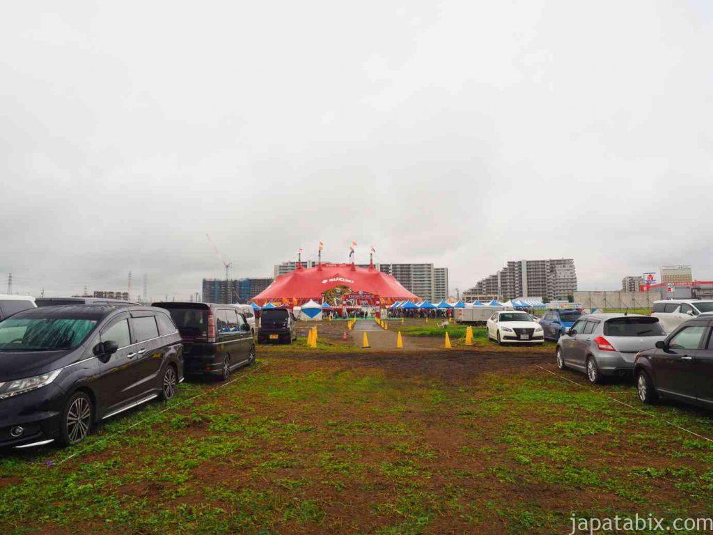 木下大サーカス 埼玉公演駐車場