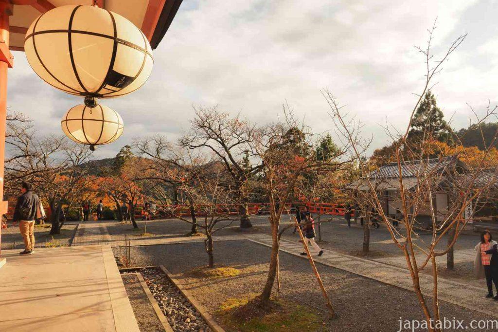 京都 鞍馬寺 紅葉 金剛床