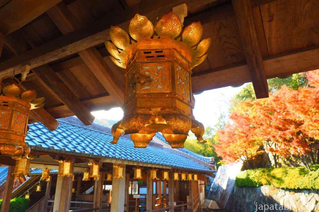 京都 光明寺 回廊と紅葉