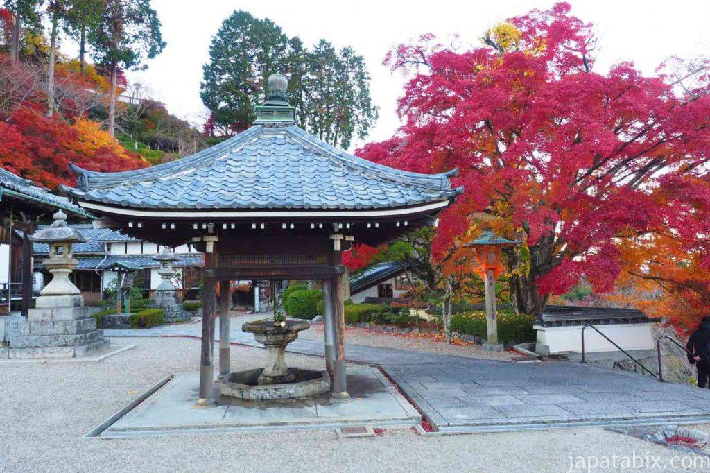 京都 西山 善峯寺 釈迦堂と紅葉