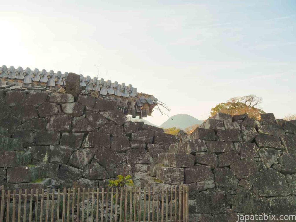 熊本県 熊本城 崩れた石垣