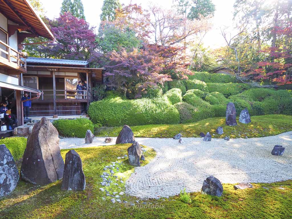 京都 光明院 波心の庭の紅葉